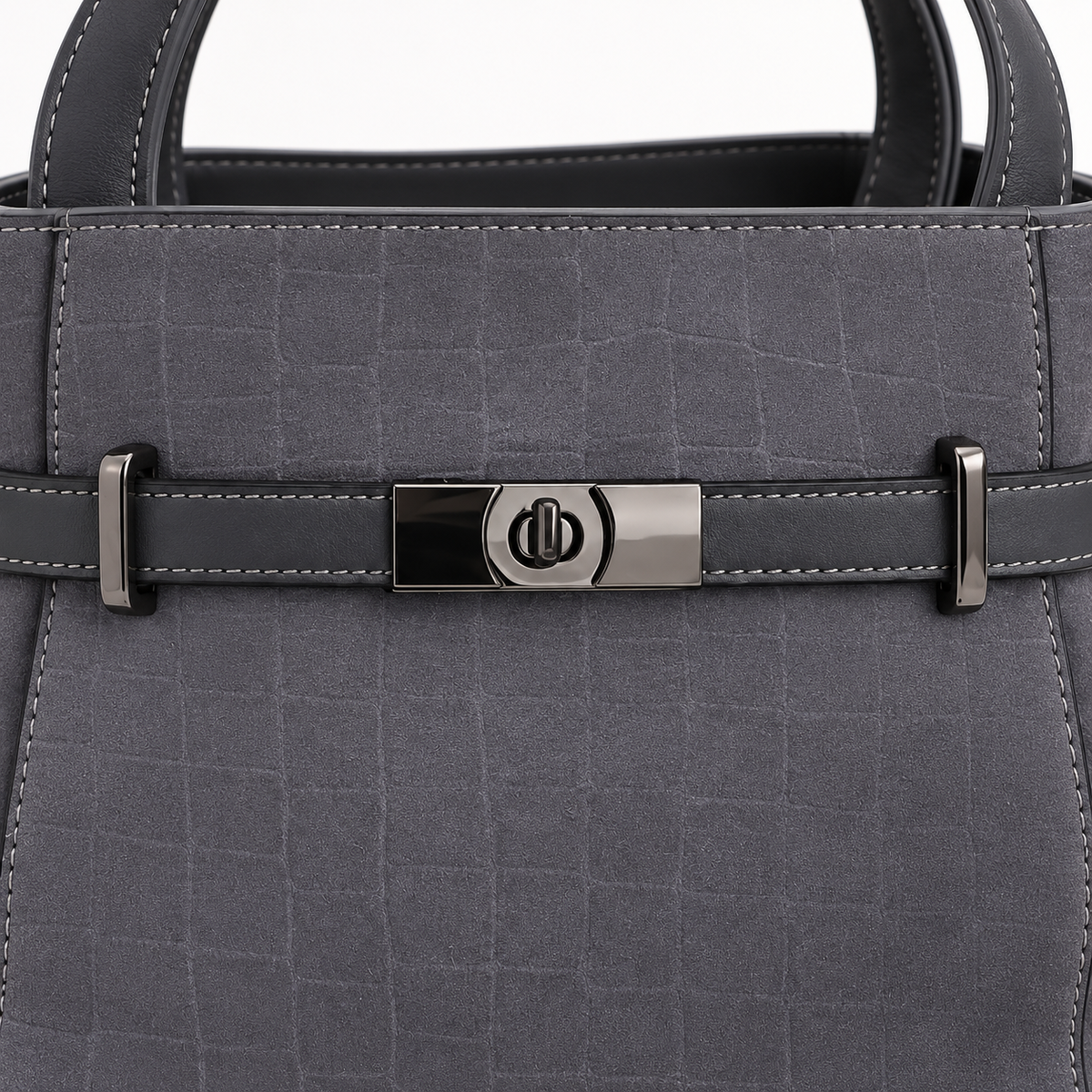 Myssac Alba Croco Handbag
