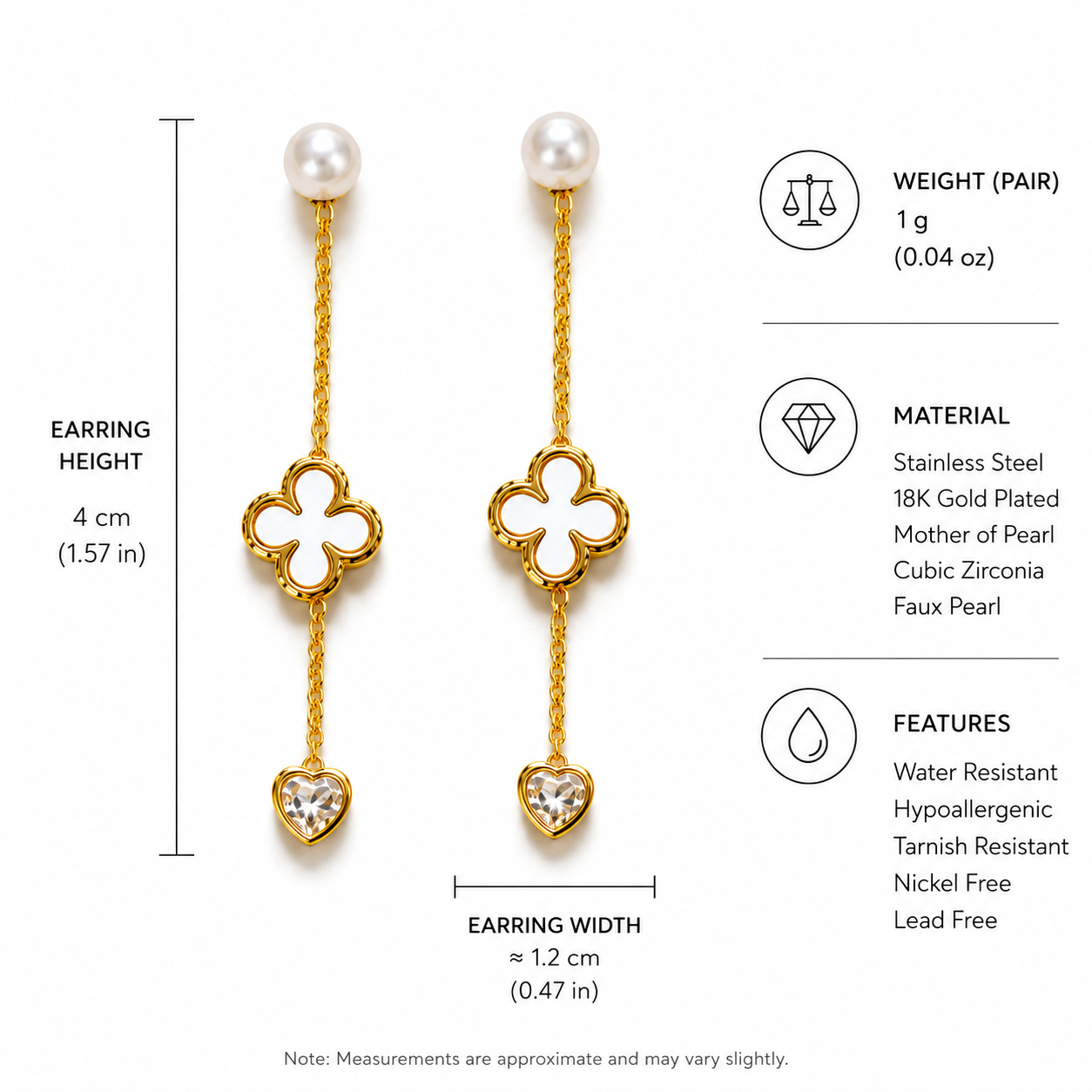Myssac Amour Clover Earrings™