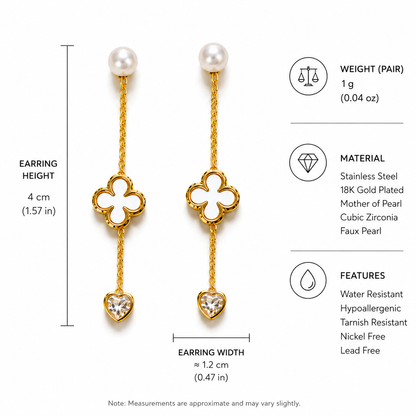 Myssac Amour Clover Earrings™