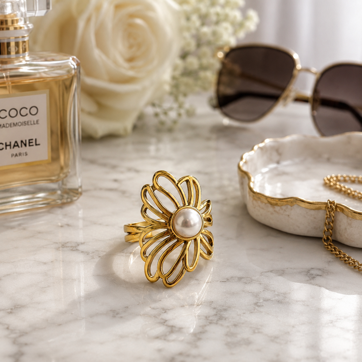 Myssac Pearl Bloom Ring™