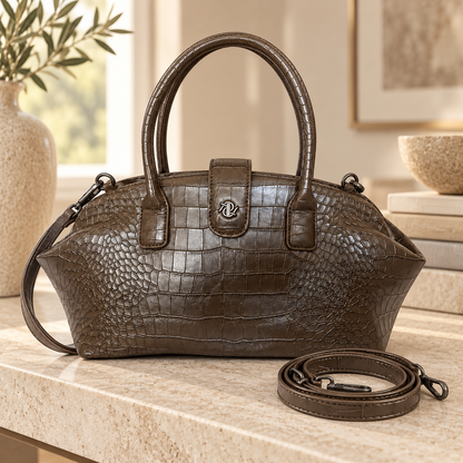Myssac Vittoria Croco Bag