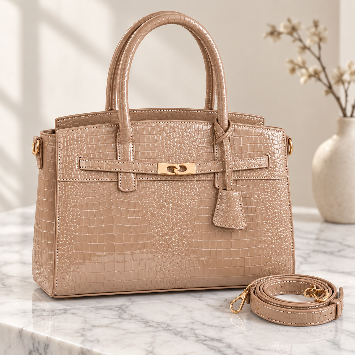 Myssac Firenze Croco Bag