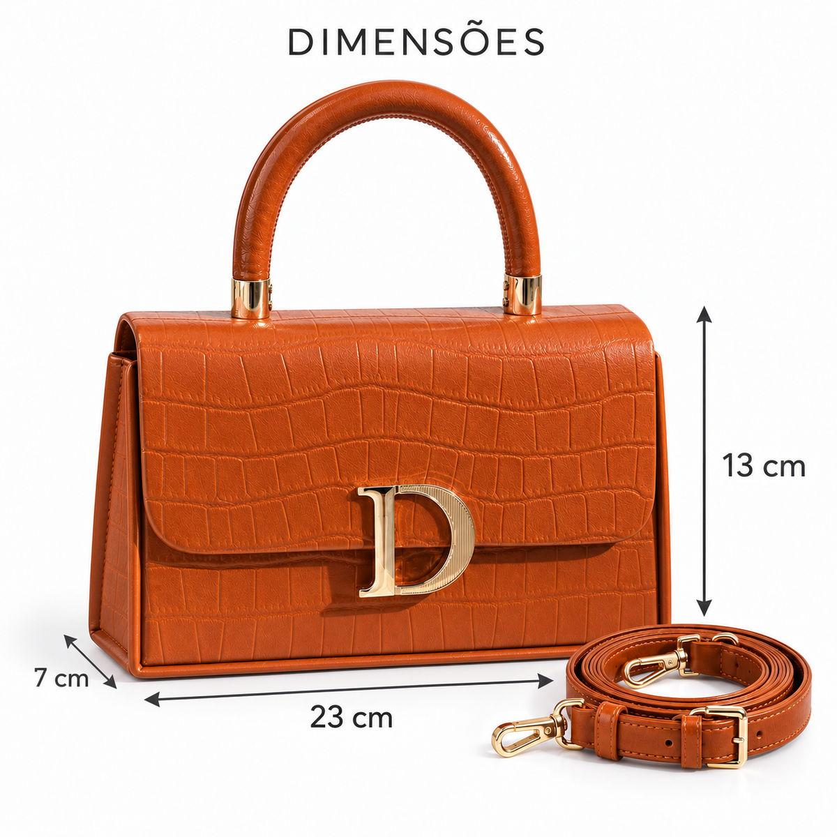 Myssac Siena Croco Bag
