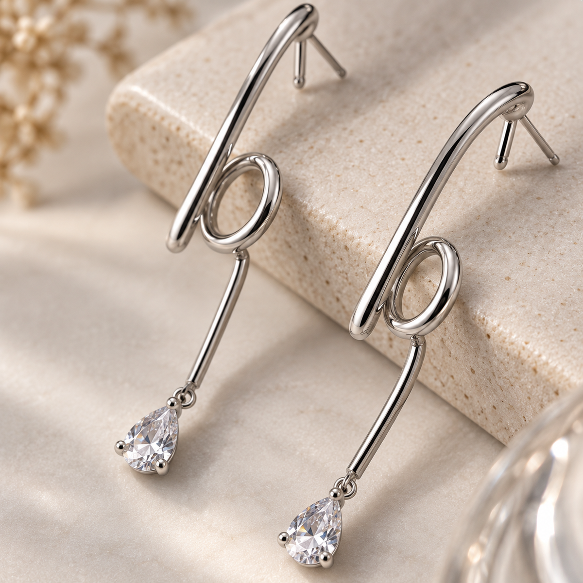 Myssac Crystal Drop Earrings™