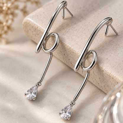 Myssac Crystal Drop Earrings™