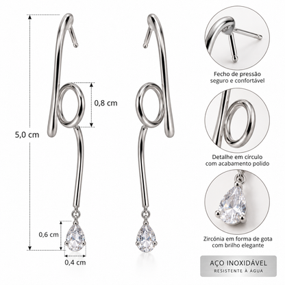 Myssac Crystal Drop Earrings™