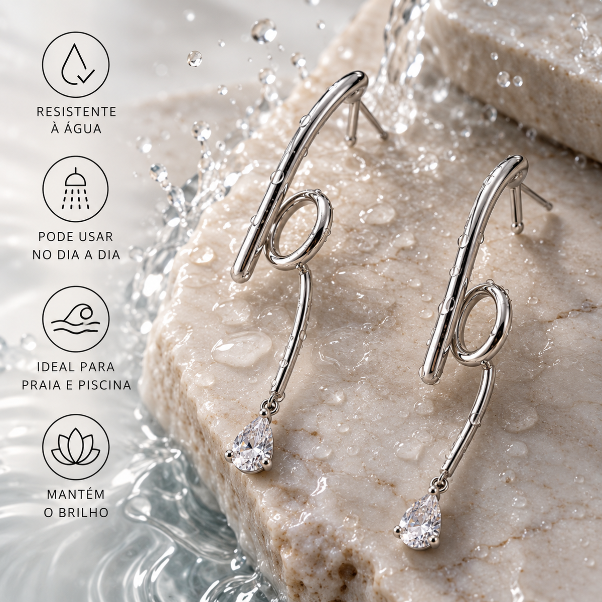 Myssac Crystal Drop Earrings™
