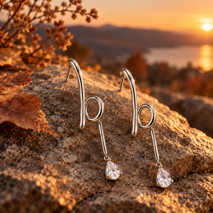 Myssac Crystal Drop Earrings™