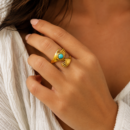 Myssac Étreinte Turquoise™ Ring