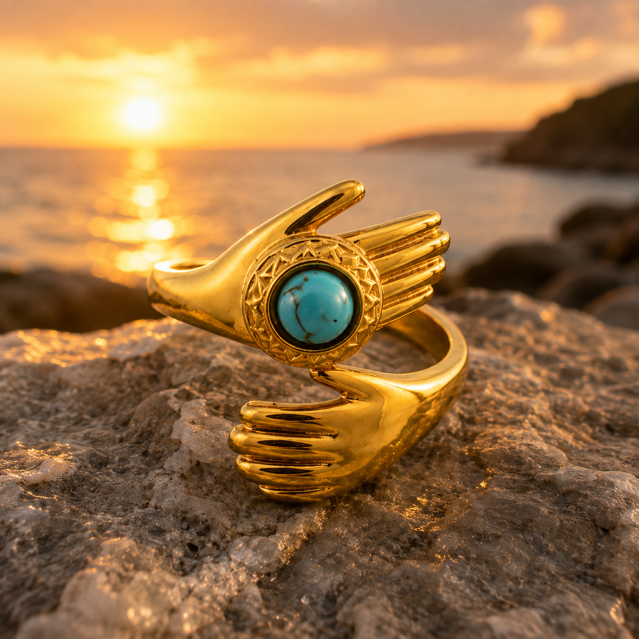 Myssac Étreinte Turquoise™ Ring