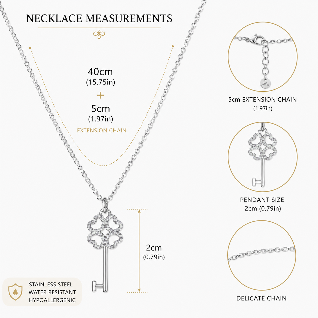 Myssac Secret Key Necklace™
