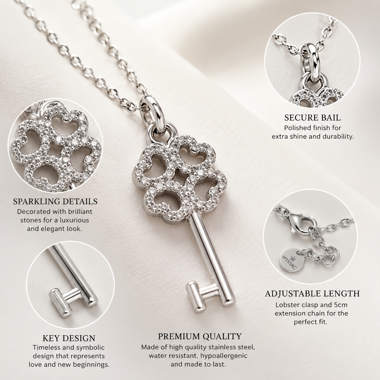 Myssac Secret Key Necklace™