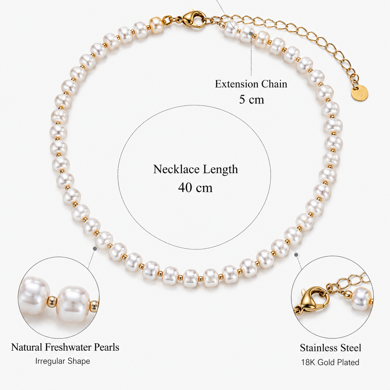 Myssac Aurelia Pearl Necklace™
