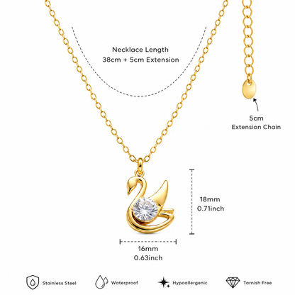 Myssac Eternal Swan Necklace™