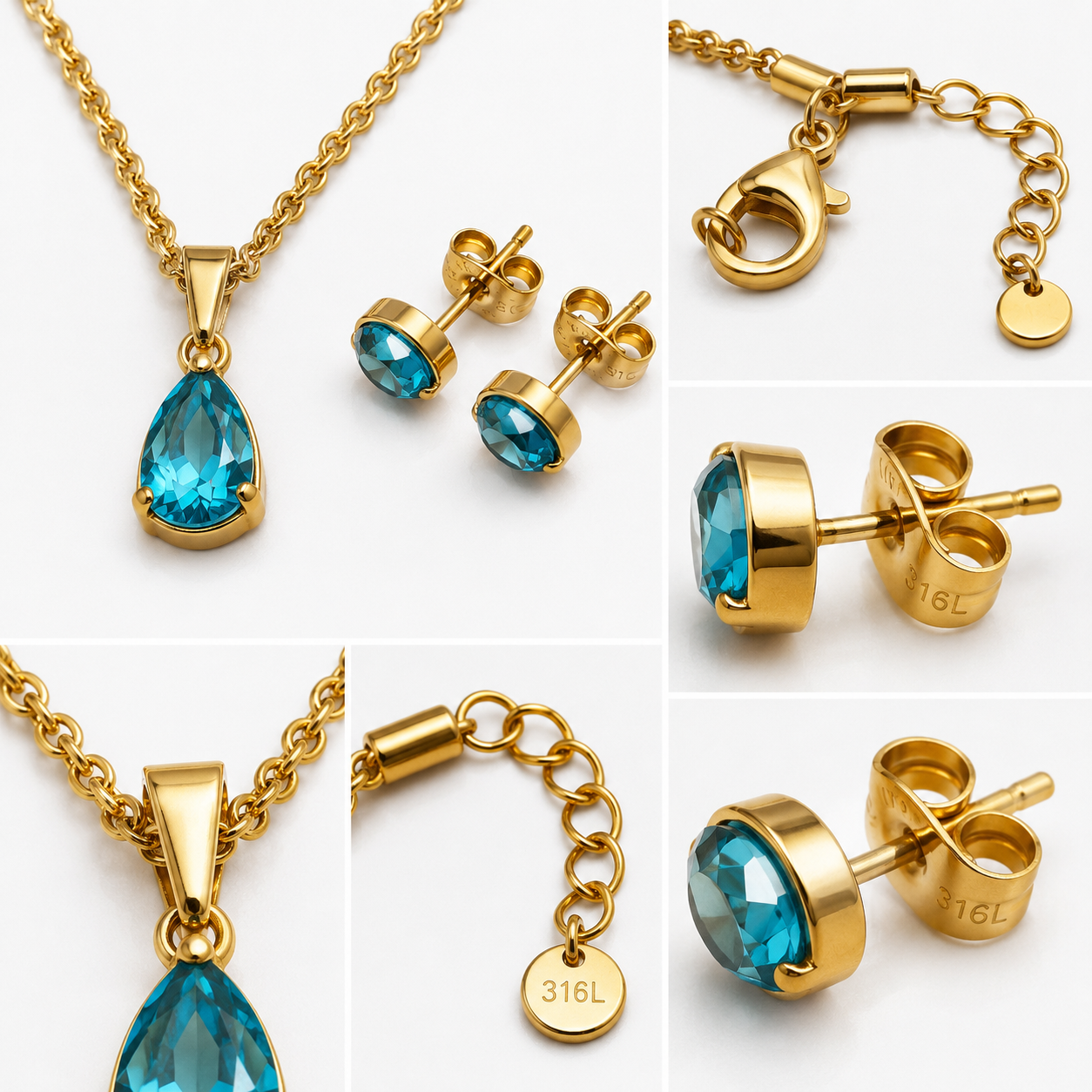 Myssac Azure Drop Set™