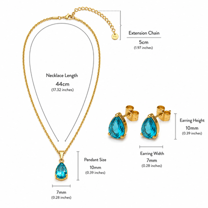 Myssac Azure Drop Set™
