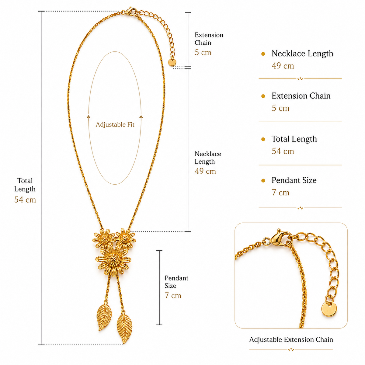 Myssac Fleur d’Or Necklace™