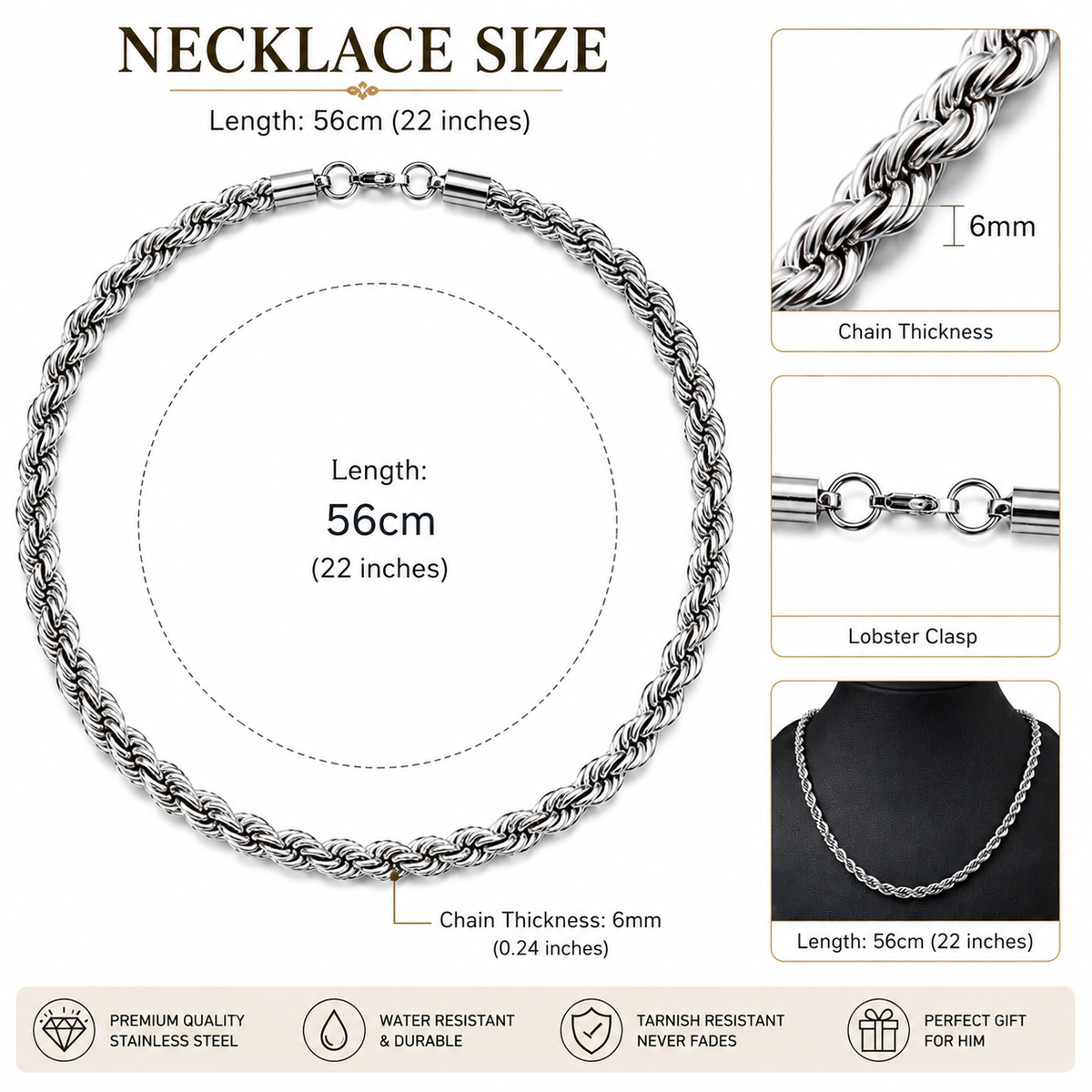 Myssac Premium Rope Chain Necklace™