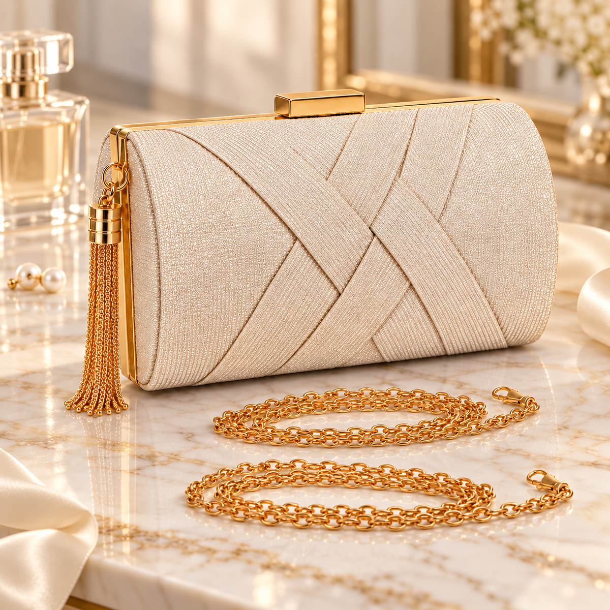 Myssac Lumière Champagne Clutch™