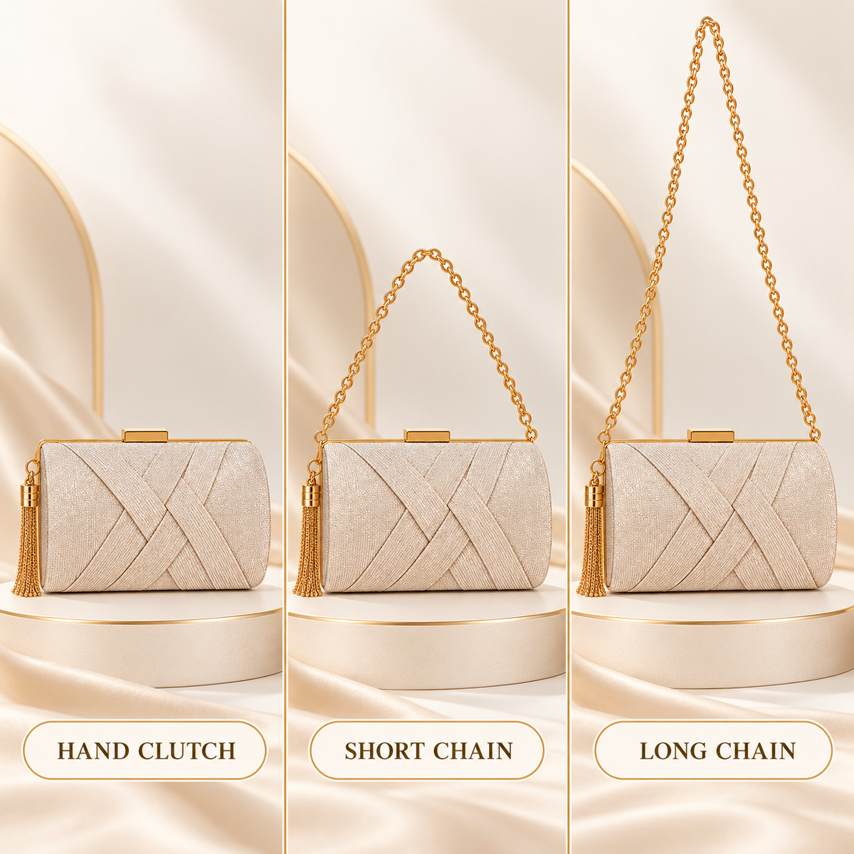 Myssac Lumière Champagne Clutch™