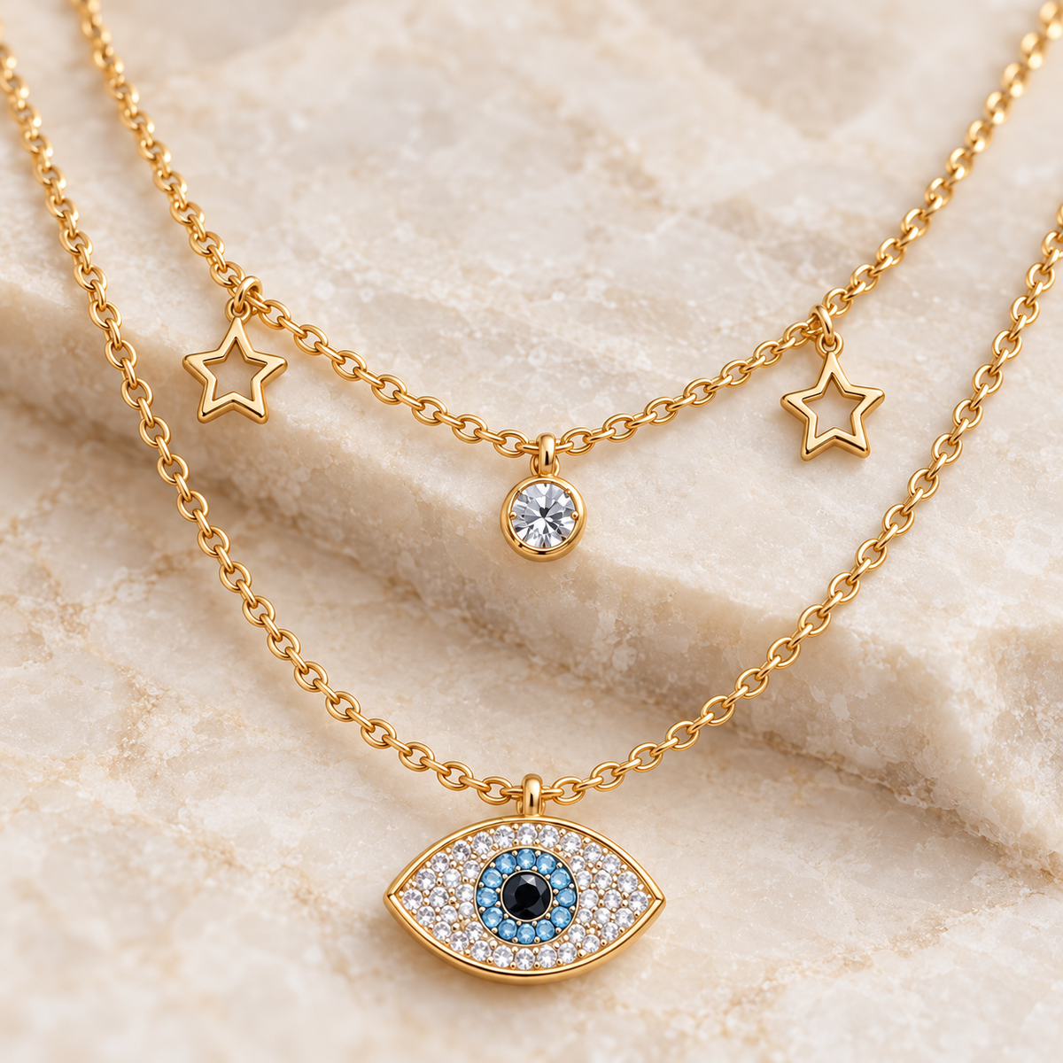 Myssac Celestial Eye Layered Necklace™
