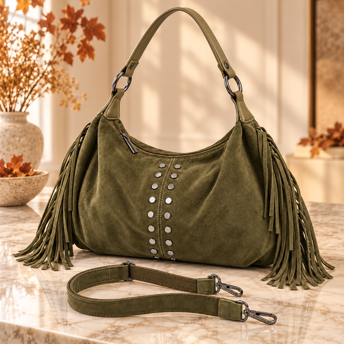 Myssac Siena Fringe Hobo Bag™