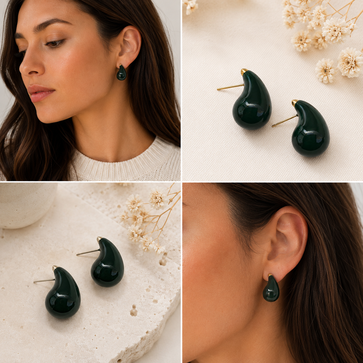 Myssac Drop Vert Earrings™