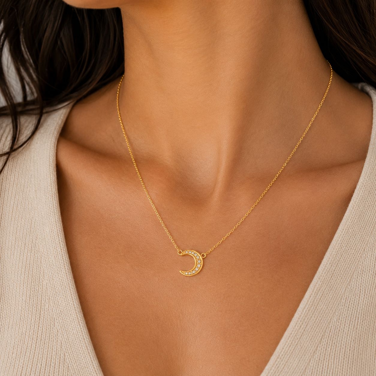 Myssac Gold Moon Necklace™