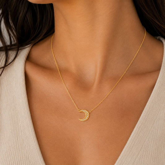 Myssac Gold Moon Necklace™