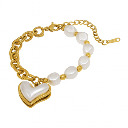 Myssac Heart Pearl Bracelet™
