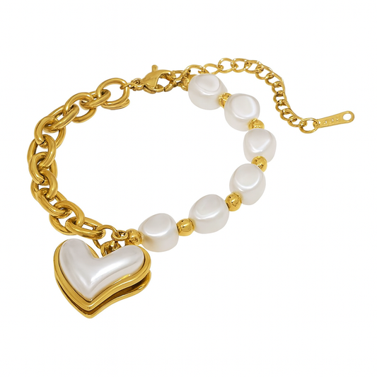 Myssac Heart Pearl Bracelet™