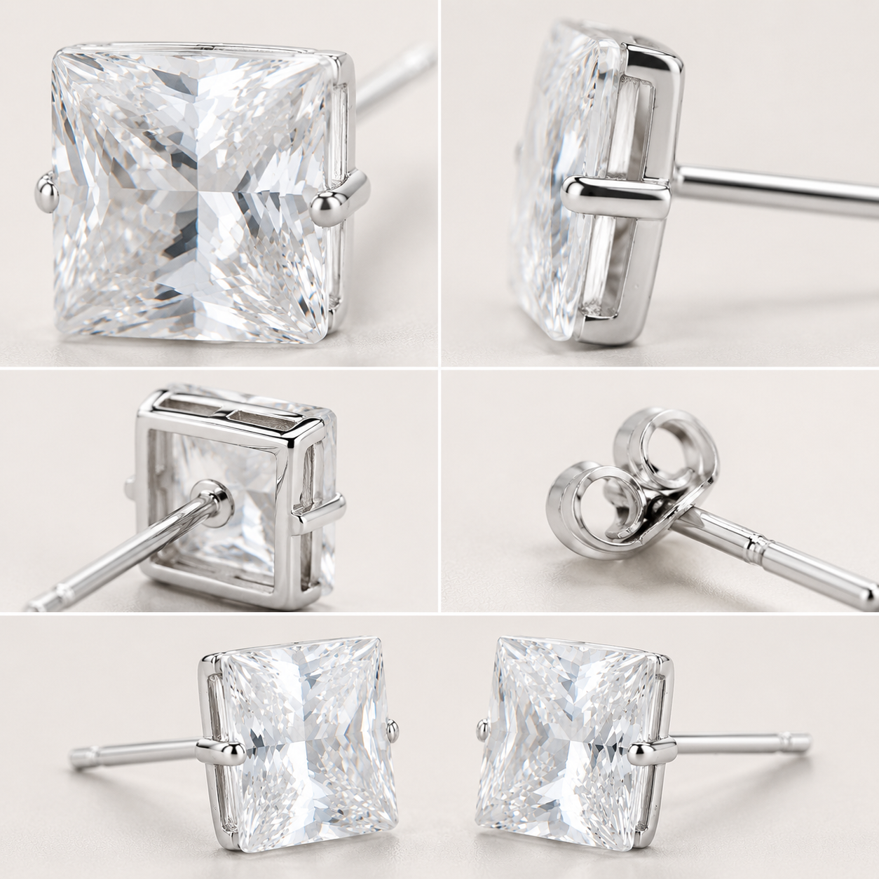 Myssac Zircon Square Earrings™